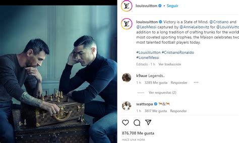messi cristiano louis vuitton